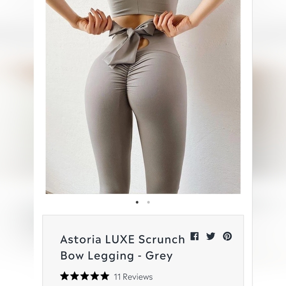 Astoria Grand Pants - ASTORIA LUXE scrunch  leggings